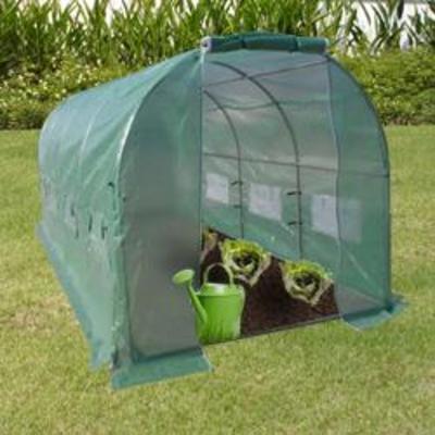 Serre de jardin tunnel 9 m² GALINA   hauteur 2 mètres