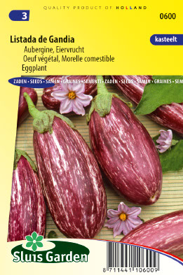 Aubergine, Morelle comestible Listada de Gandia
