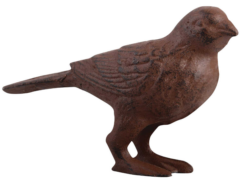Oiseau en Fonte déco 13x5x8cm