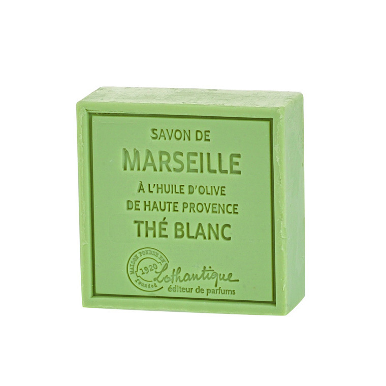 Savon de Marseille au Thé blanc – 100 grammes