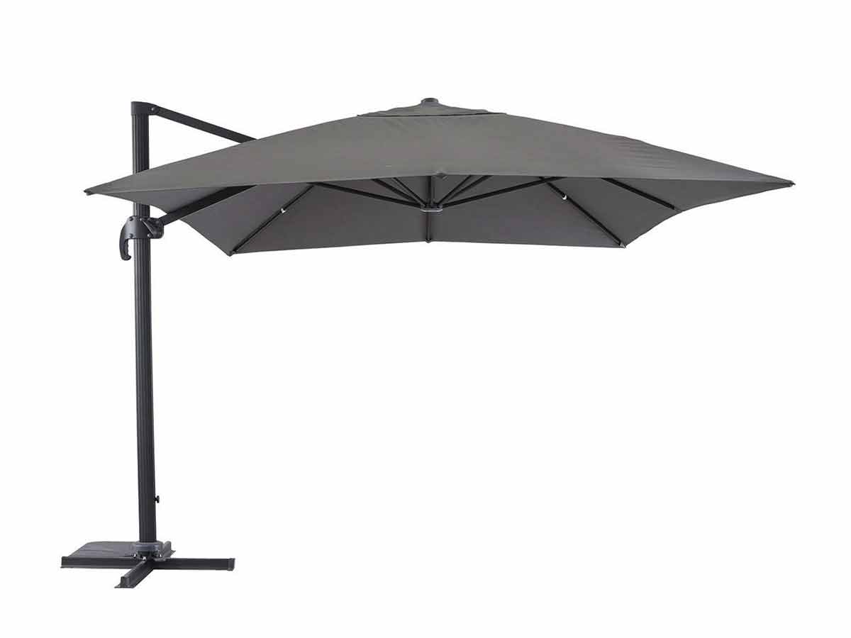 Toile de rechange pour parasol Fresno 3 x 4 m Ardoise
