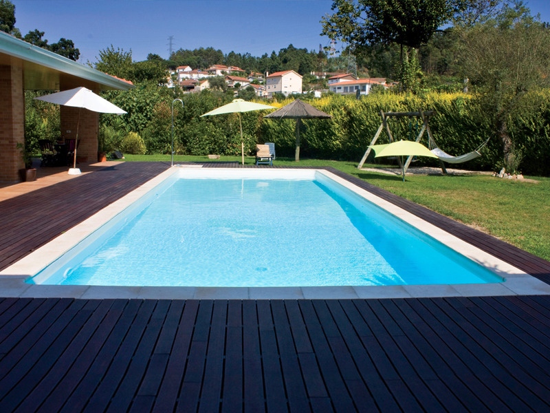 Piscine acier enterrée rectangle fond plat Sunkit - 6.00 x 3.00 x 1.50 m + Projecteur 300 W