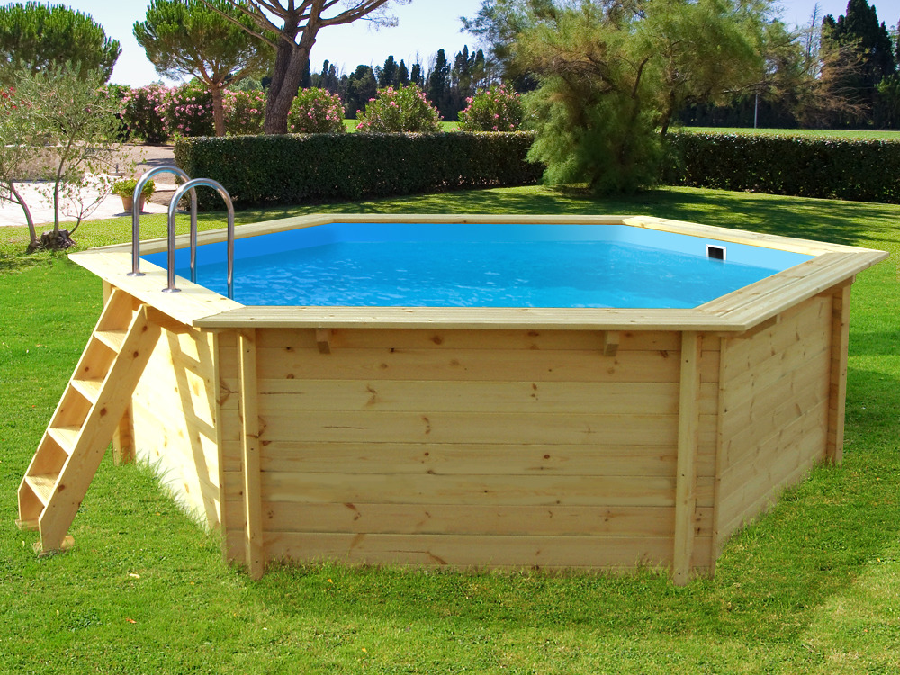 Piscine bois Hawai - 4.10 x 1.18 m