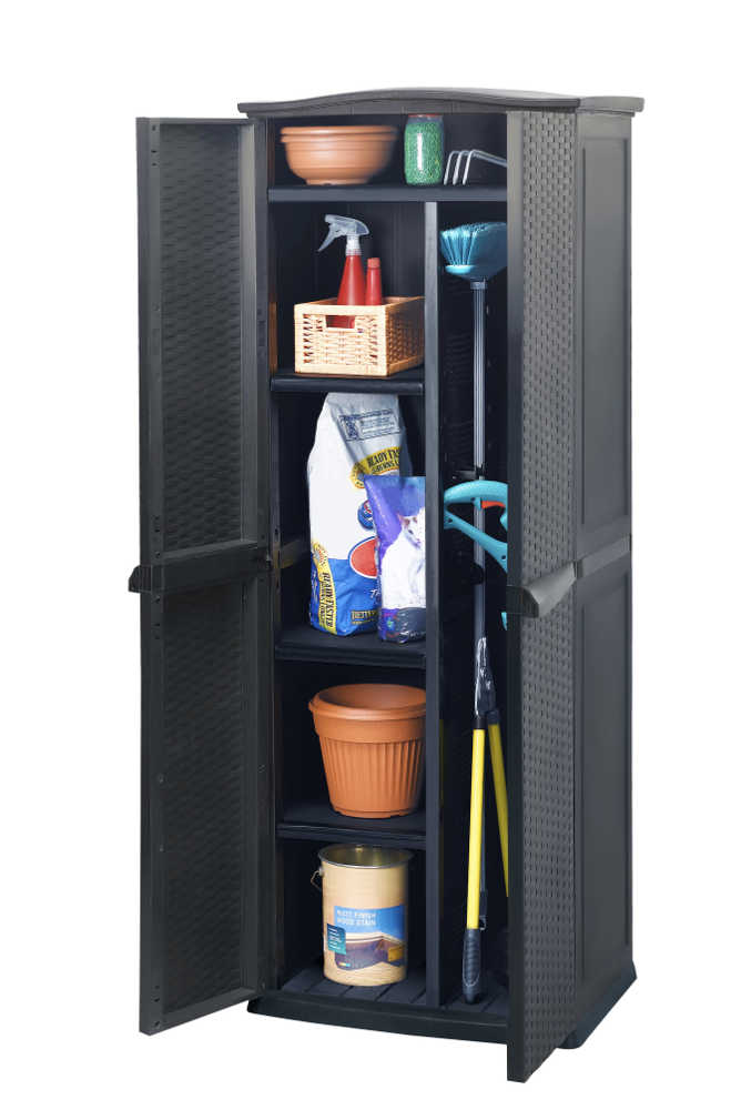Armoire haute de jardin en résine 430 Litres 70x50x179cm