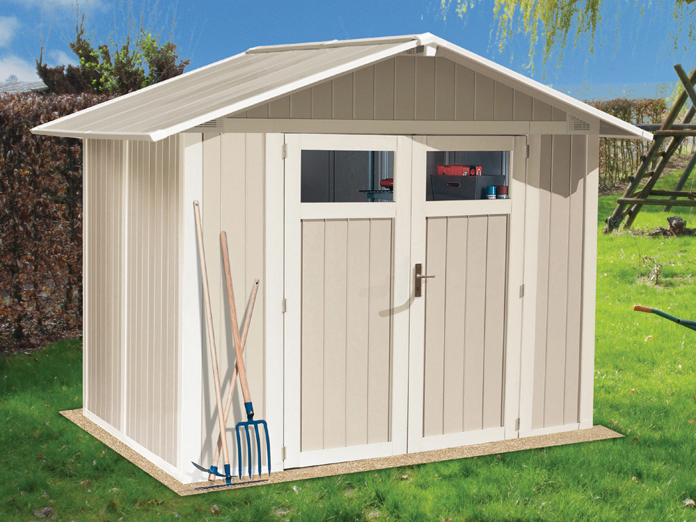 Abri jardin U 4 - 4.00 m² - 2.95 x 1.88 x 1.88 m - 26 mm