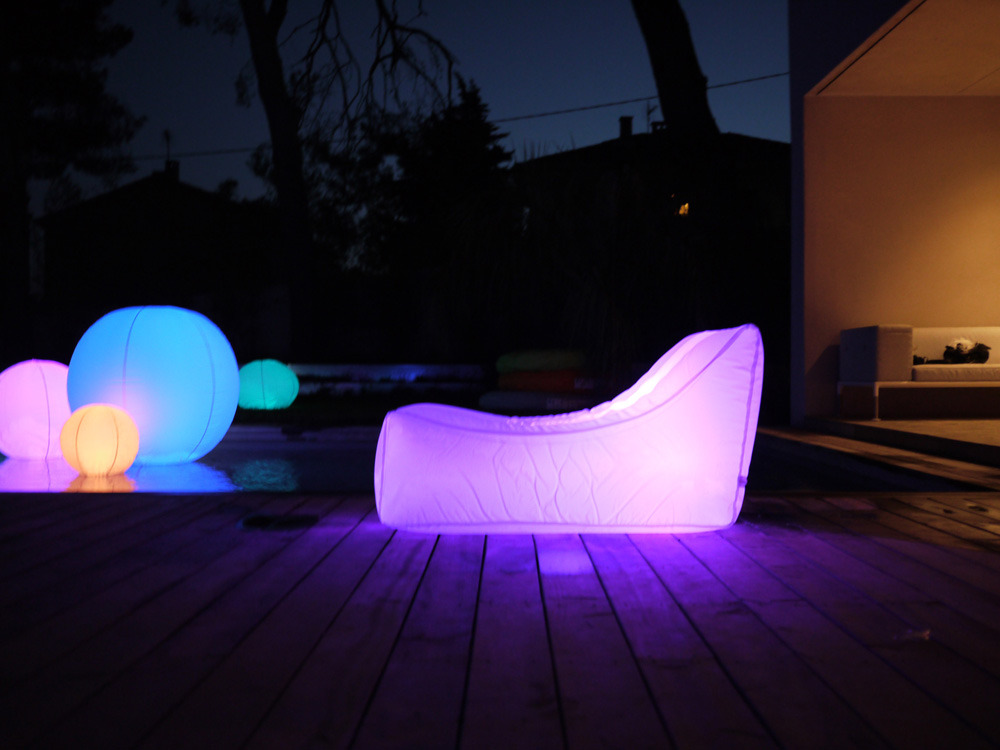 Coussin nomade gonflable flottant et lumineux Nap Loon Air
