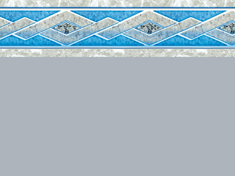 Liner gris - frise Florentine - 75/100e pour piscine Himalaya