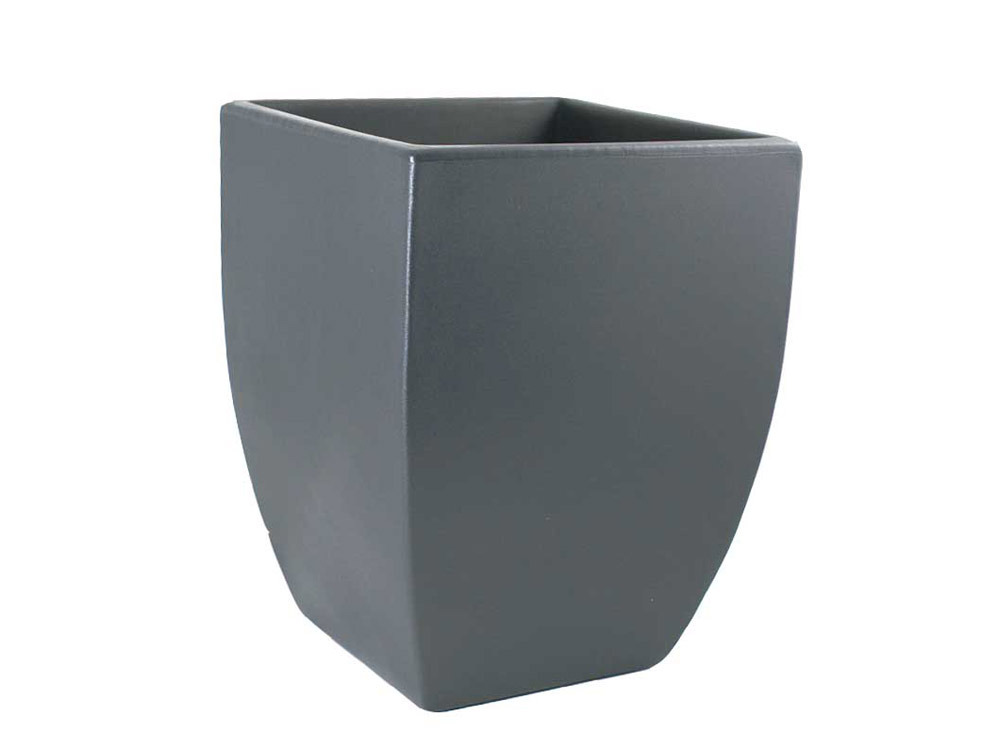 Pot pour fleurs Quadro Anthracite - 38 x 38 x 50 cm