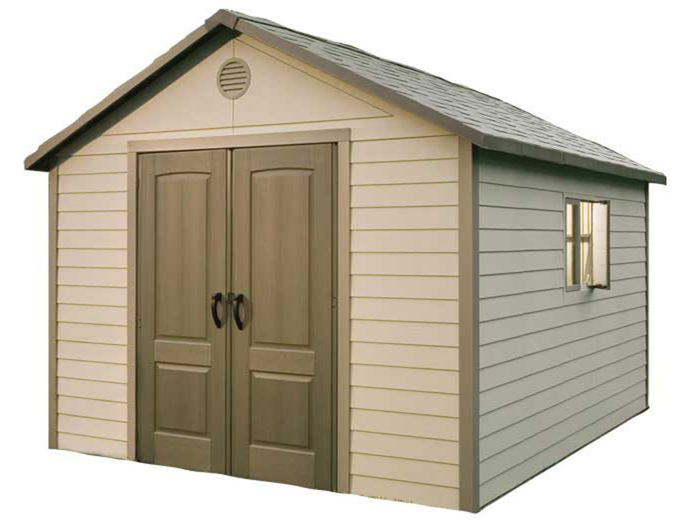 Abri de jardin résine Lifetime - 3.35 x 3.35 m - 11.22 m²