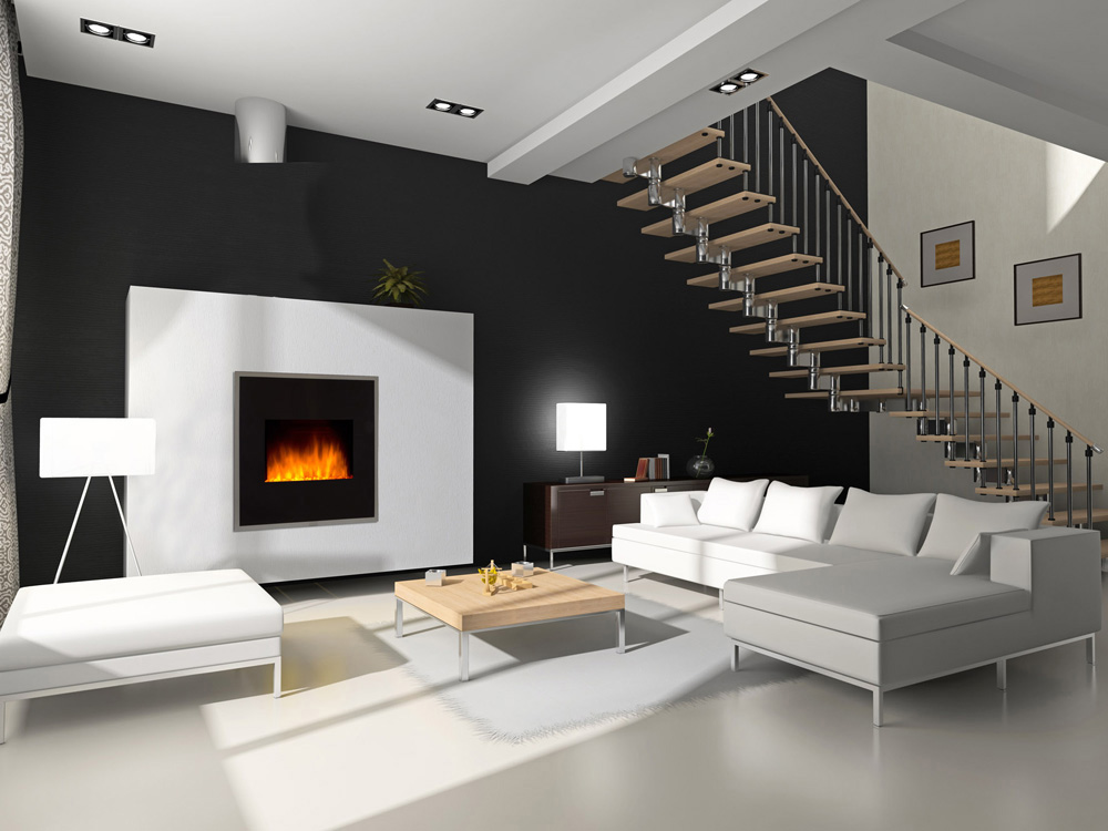 Cheminées électrique design Black river - 900 W ou 1800 W
