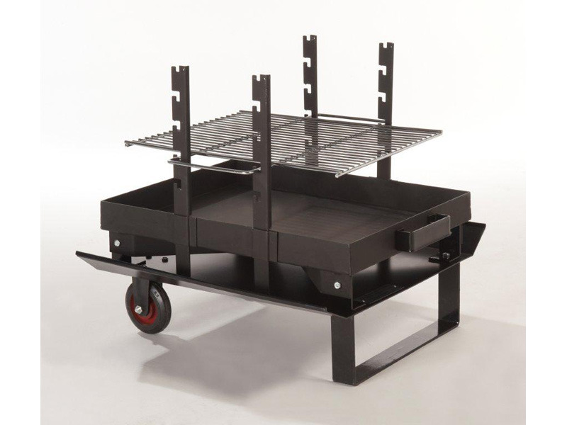 Barbecue bois Feu roulant junior Classic - grille rectangle 57.5 x 39.5 cm
