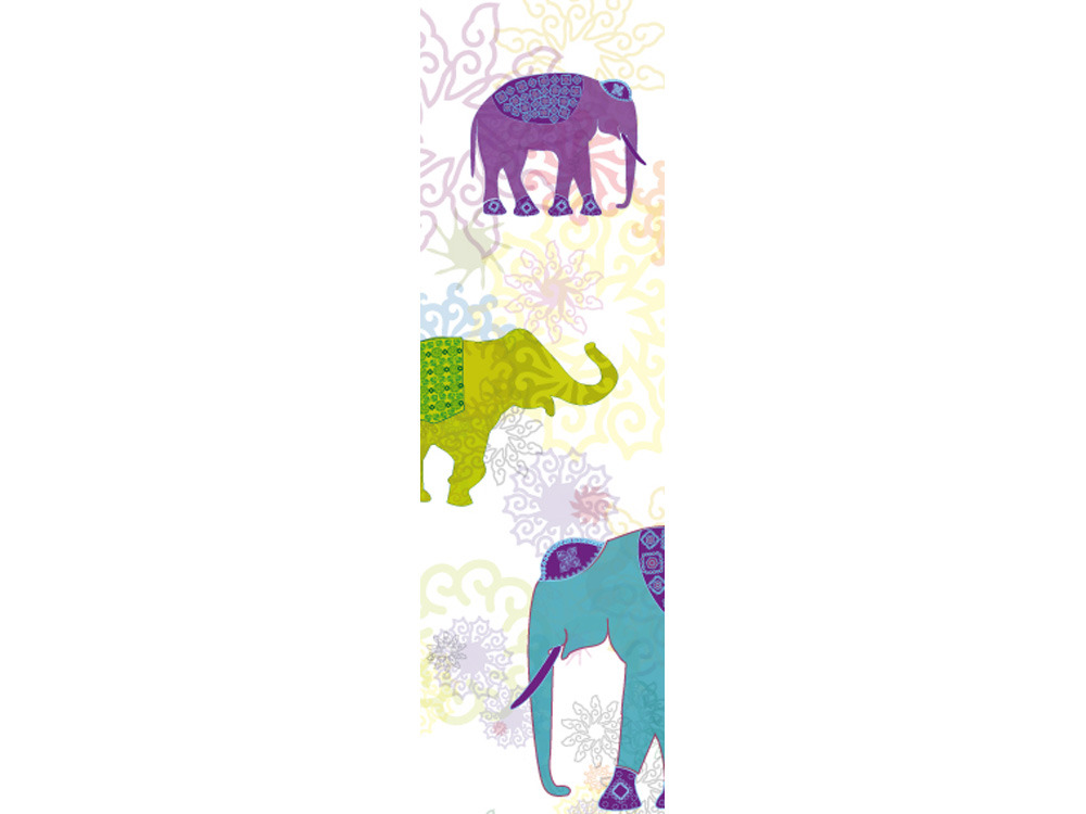 Toile décorative extérieure Elephant 1 x 3m