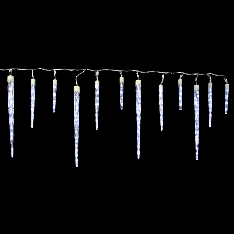 Rideaux lumineux stalactite glaçons animé 3 m