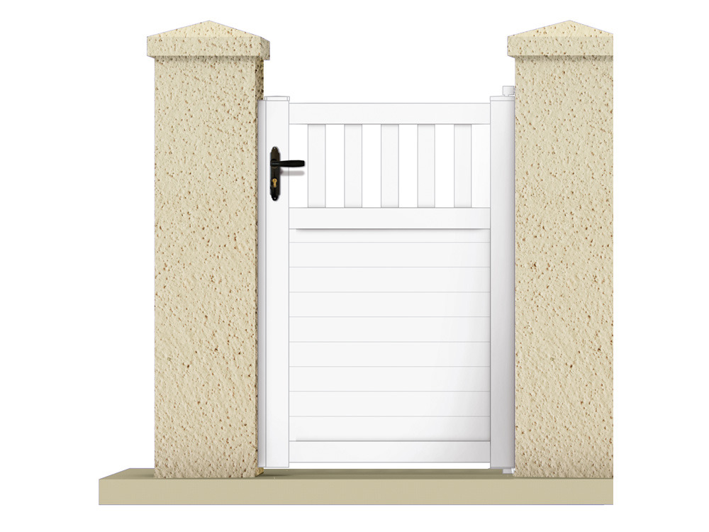 Portillon HAUMEA - 1,05 m - PVC - Coloris blanc