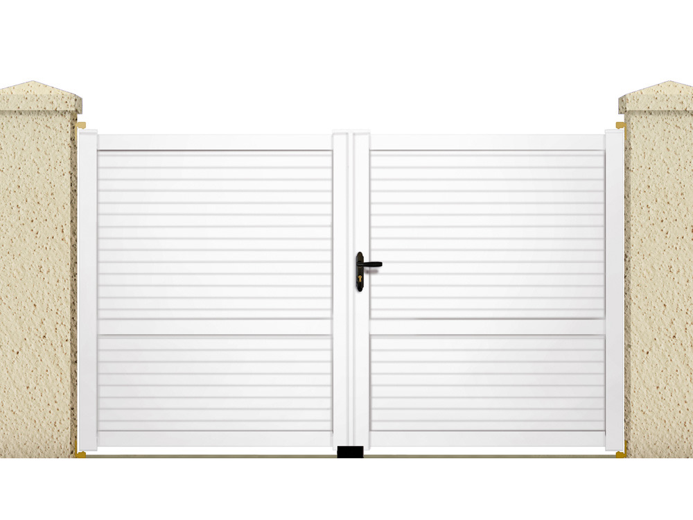 Portillon en kit NEPTUNE - 1,05 m - PVC - Coloris blanc