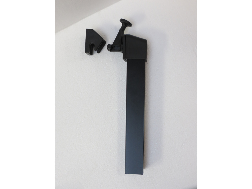Kit arrêt de vantail - 250 mm - Coloris noir