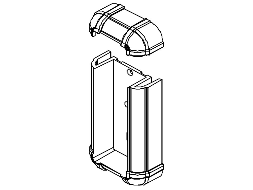 Kit de fixation de traverse x2 pour clôture TRITON