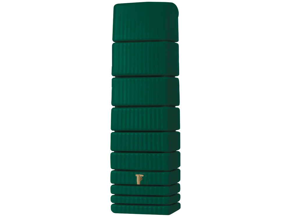 Kit cuve murale Slim 650 litres vert