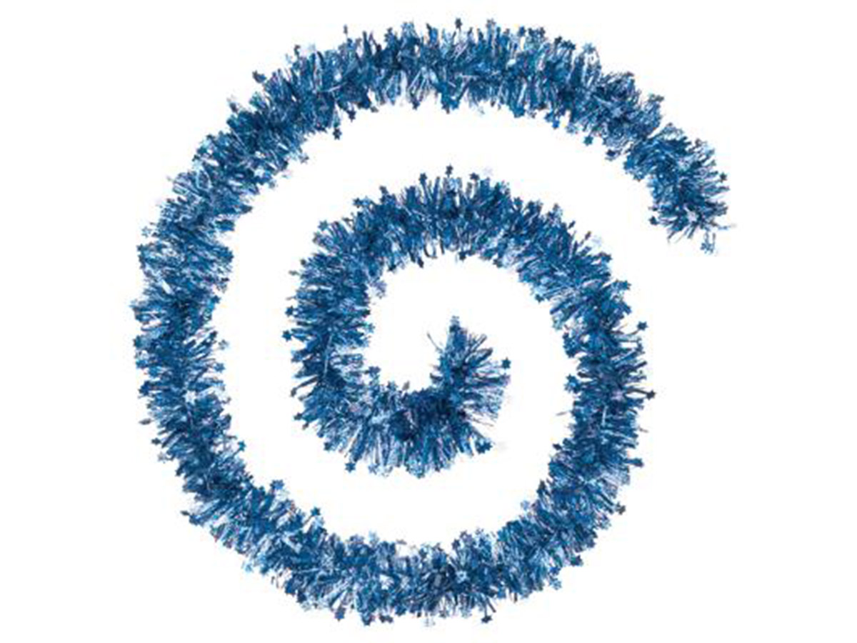 Guirlande décorative motif Étoiles 2 m - Bleu