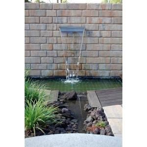 Lame d'eau avec éclairage Niagara 60 Led Inox