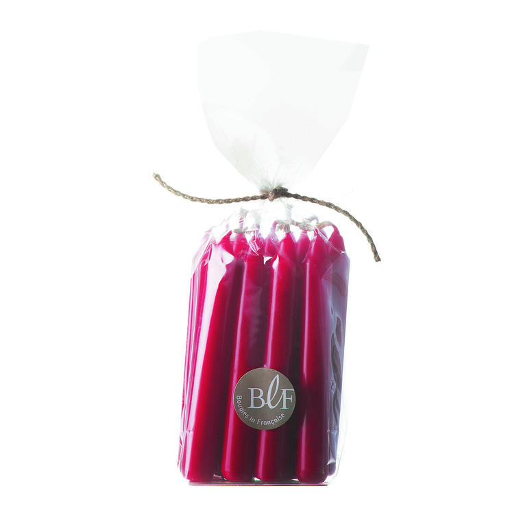 Sachet de 13 mini-bougies rouges