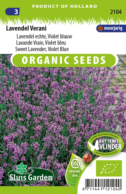 Lavande Vraie, violet bleu, Verani EKO