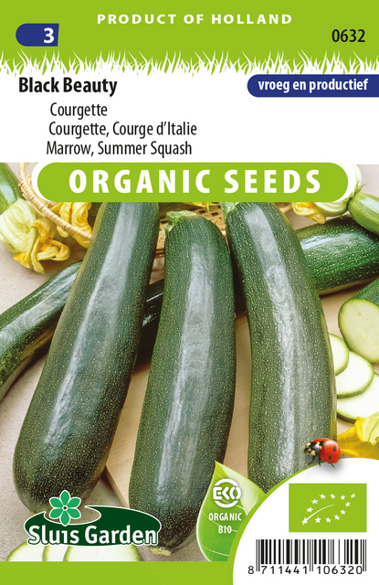 Courgette, Courge dâItalie Black Beauty EKO
