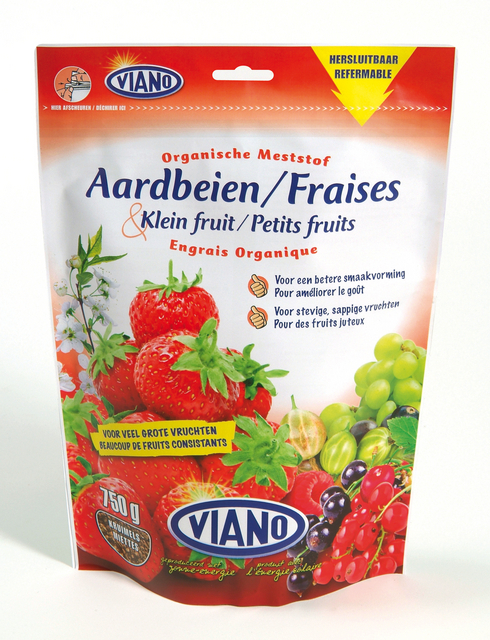 Engrais organique pour fraises 750 g. - Viano