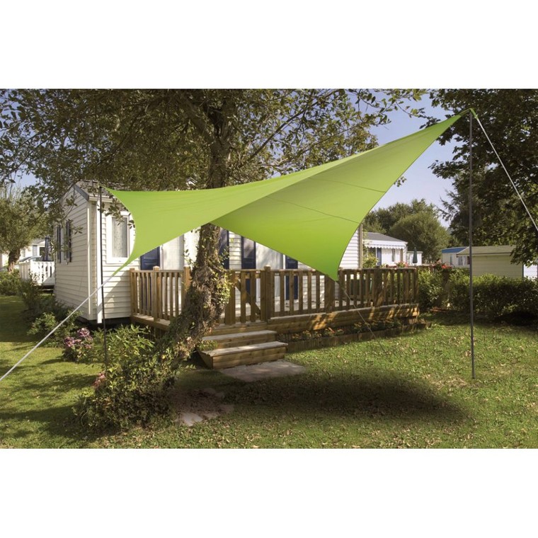 Voile ombrage vert 3,6m carrée Serenity