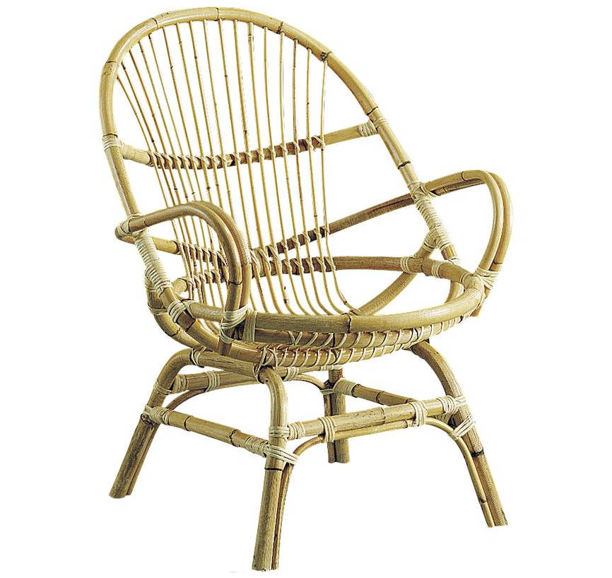 Fauteuil Coquille en manau Jakarta