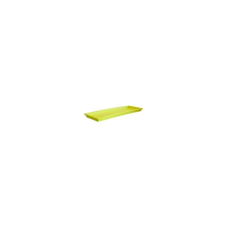 Soucoupe rectangulaire Dustwood 50 cm vert anis