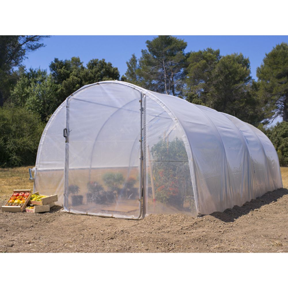 Serre tunnel maraîchère 18 m² double porte - Richel