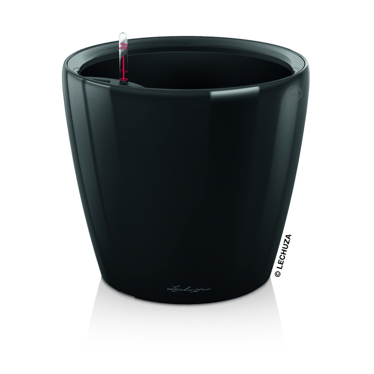 Pot à réserve d'eau Classico Noir Ø.21 x H.20 cm