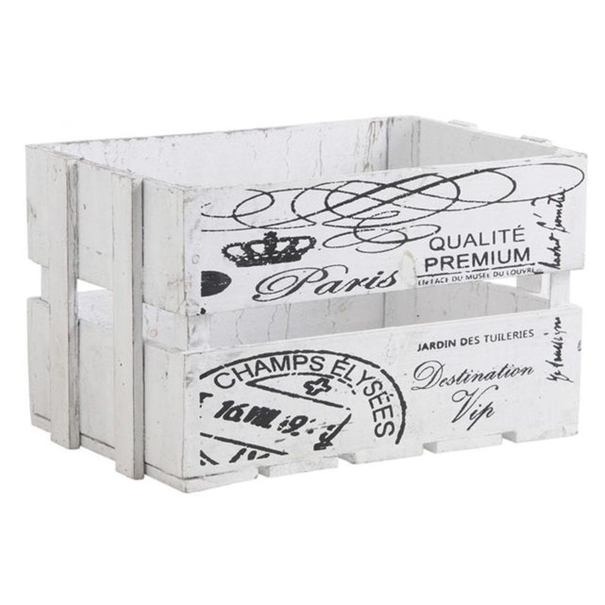 Caisse en bois blanc Paris