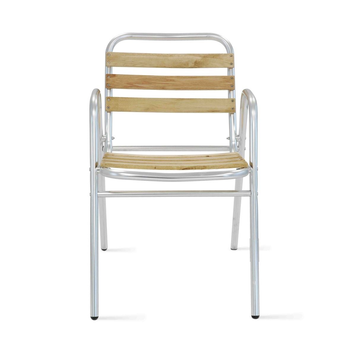 Fauteuil de jardin bois et aluminium