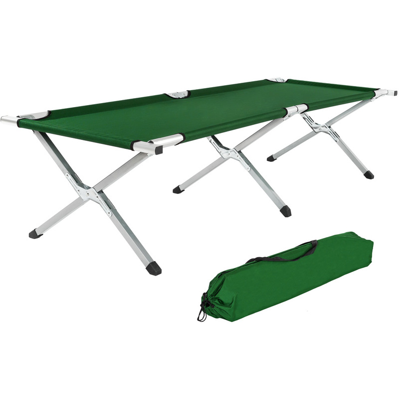 2 Lit de camp, Lit dappoint, Lit pliant 190 cm x 70 cm pliable avec Housse de transport Vert - TECTAKE 2 Lit de camp, Lit dappoint, Lit pliant 190 cm x 70 cm pliable avec Housse de transport Vert - TECTAKE