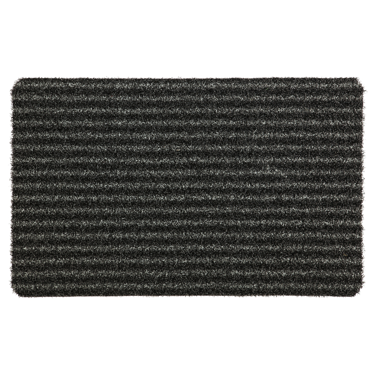 Paillasson d’extérieur Antartique noir et gris polypropylène - 80X50 cm