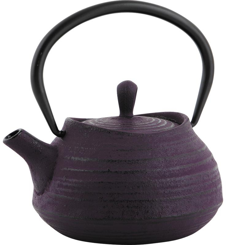 Théière en fonte violette 0,4 litres