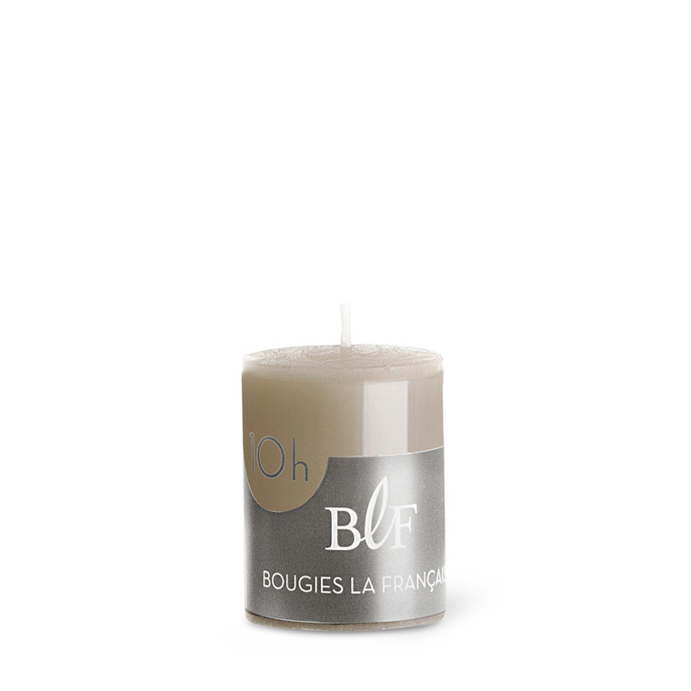 Bougie votive cylindrique 3,8x4,8 cm - Taupe