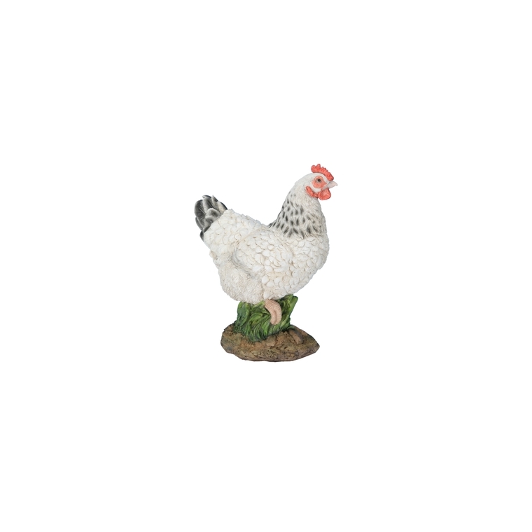 Poule naine blanche 27 cm