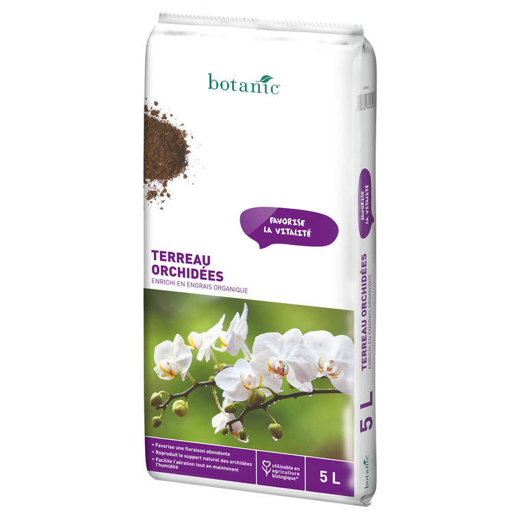 Terreau orchidées 5 L