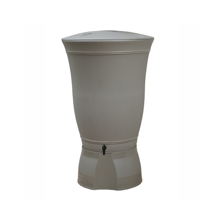 Récupérateur à eau Floral 300 litres taupe