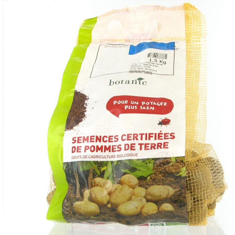 Pommes de terre Ditta bio calibre 0001, 1,5 kg