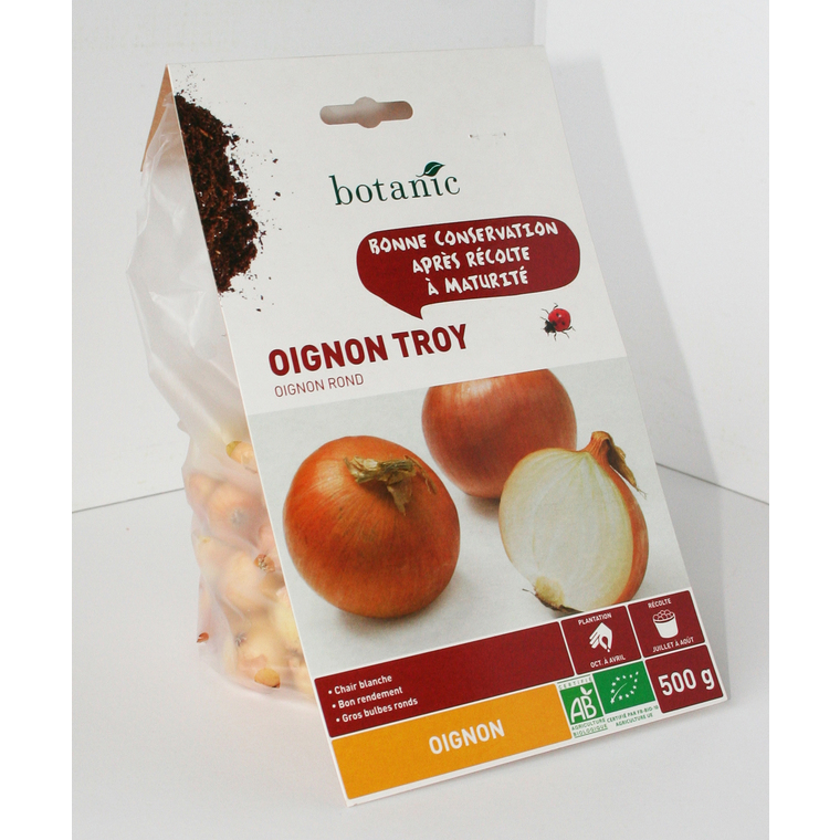 Bulbes d’oignon Troy AB bio 500 g