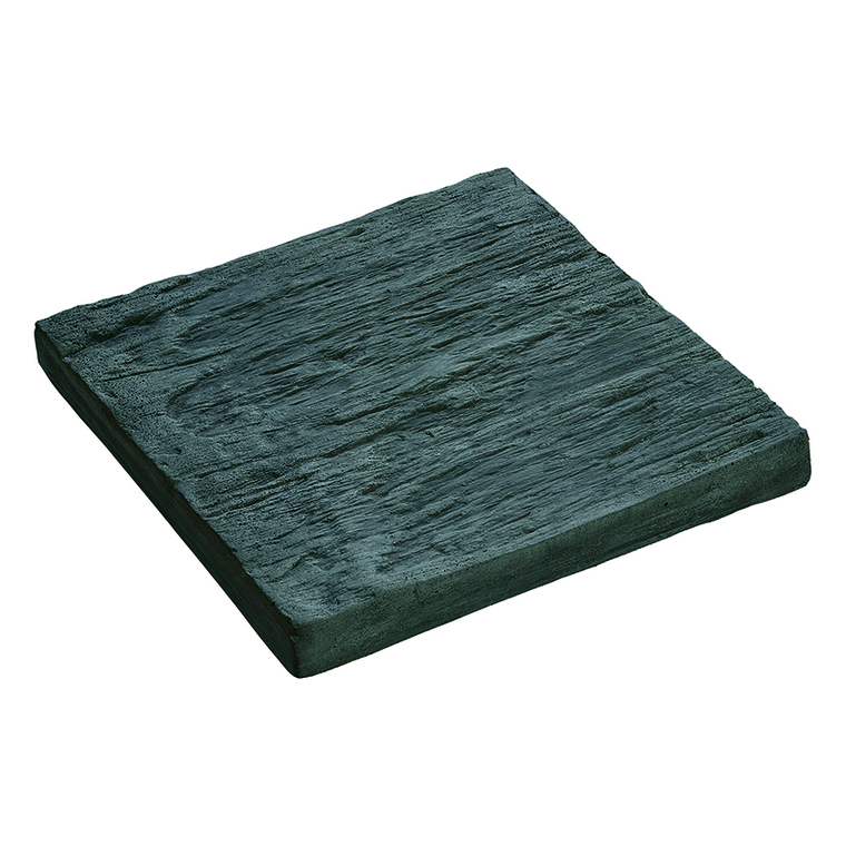 Carreaux aspect Schiste en béton coulé anthracite 24x24 cm