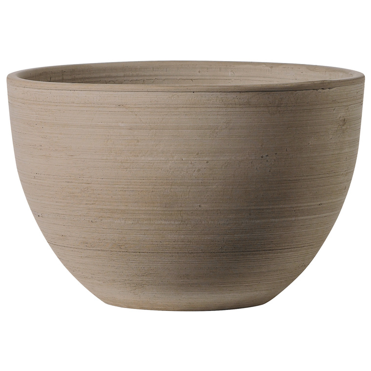 Coupe California Primitivo en terre cuite, Gris grafite D27 x H16,6