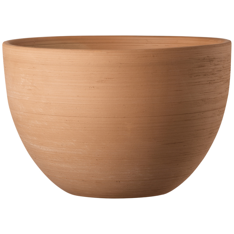 Coupe California Primitivo en terre cuite, couleur claire  D27 x H16,6