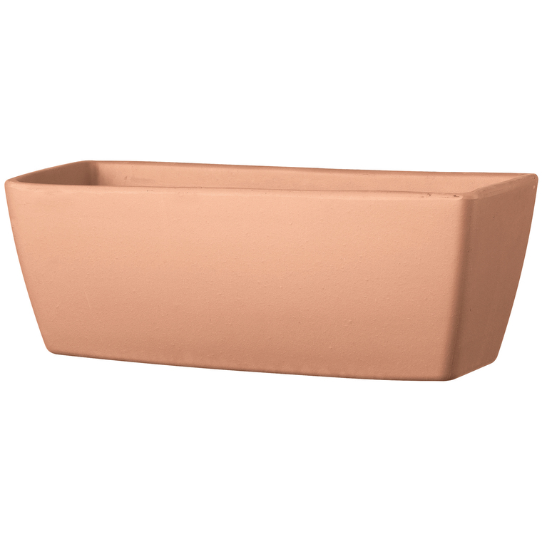 Jardinière bord lisse, couleur claire L42x P17,6x H15,6