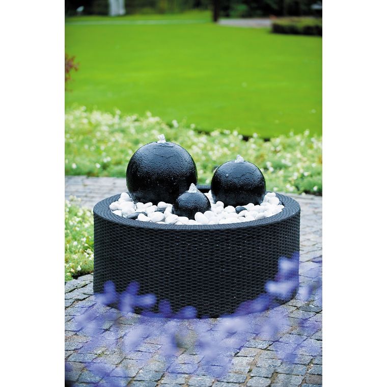 Kit fontaine de jardin Ubbink Acqua Arte London avec éclairage LED