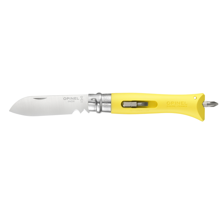 Couteau n°9 Bricolage de couleur jaune